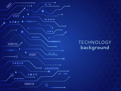 High-tech technology background texture. 스톡 일러스트