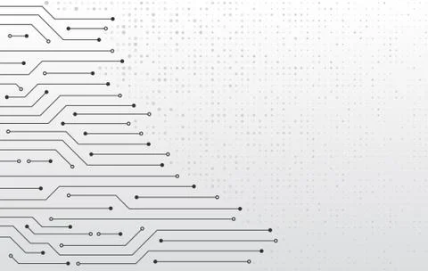 High-tech technology background texture. Illustrazione stock