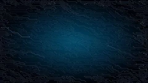 High-tech Technology Circuit Board Stock Illustration