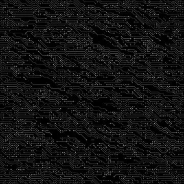 High-tech Technology Circuit Board 库存插图