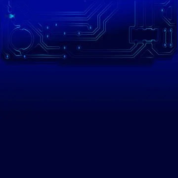 High tech technology geometric and connection system background with digital  Stock Illustration