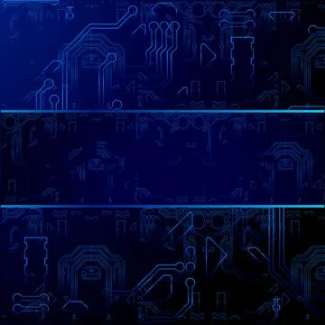 High tech technology geometric and connection system background with digital  Illustrazione stock