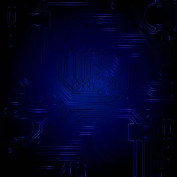 High tech technology geometric and connection system background with digital  Stock Illustration