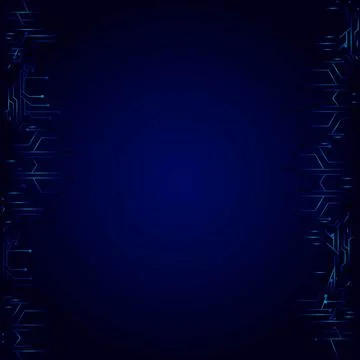 High tech technology geometric and connection system background wallpaper Stock Illustration