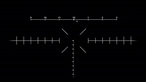 High-tech telescope with alpha channel Video stock 85460472