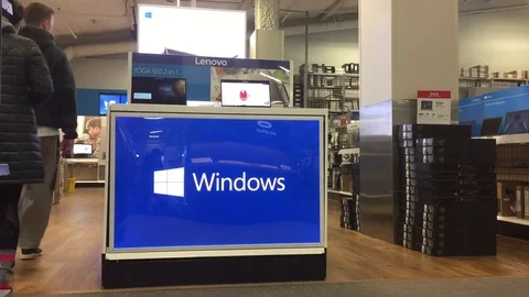 High tech televisions connected to the internet Stock Footage 84578436