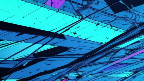 High-tech UI animation for advanced sci-fi visuals Stock Footage 309538018