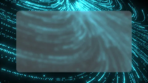 A high tech video background displays glowing orange particle streams flowin Vídeos de archivo 336877357