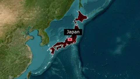 High-tech world map showing global connectivity and data flow. Stock Footage 339836413