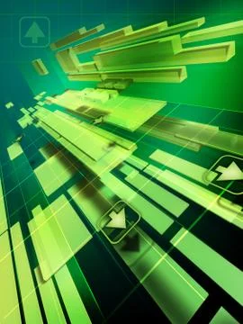 High technology background Stockillustratie