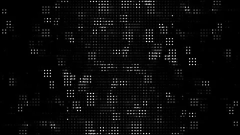 High technology dots flickering animation. halftone texture abstract background Video stock 326578028