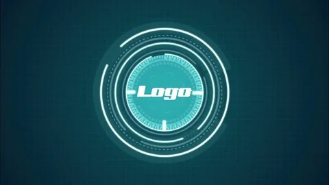 High technology logo Stockmateriaal After Effects