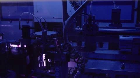 High technology Plastic bottle manufacturing industrial, Raw material plastic Stock Footage 135793560