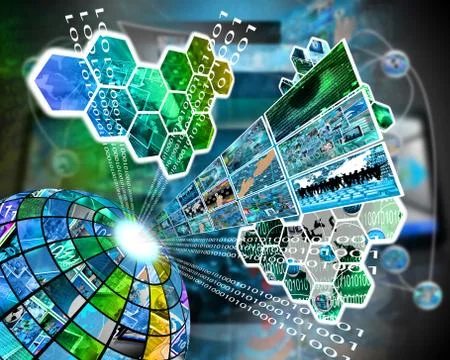 High technology sector Stock Illustration