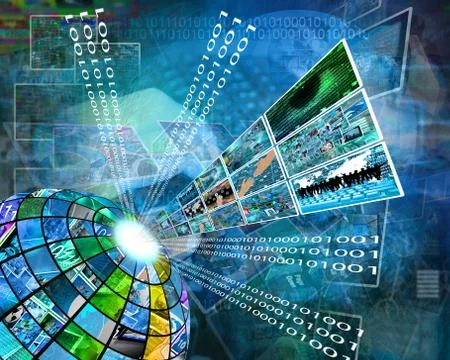 High technology sector 스톡 일러스트