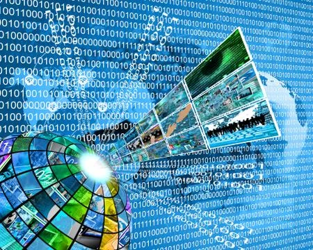 High technology sector 库存插图