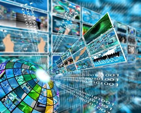 High technology sector 库存插图