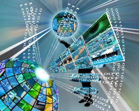 High technology sector 스톡 일러스트