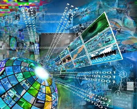High technology sector Stock Illustration