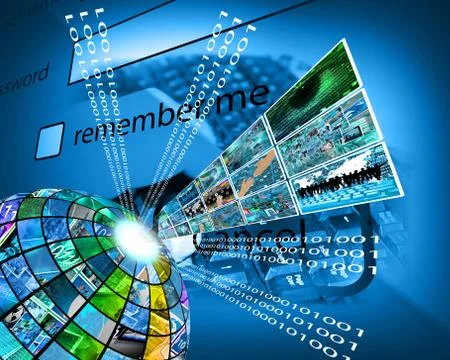 High technology sector Stockillustratie