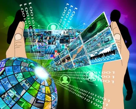 High technology sector 스톡 일러스트