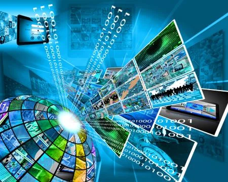 High technology sector 스톡 일러스트
