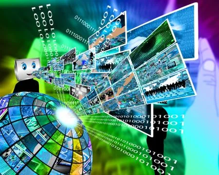 High technology sector Stock Illustration