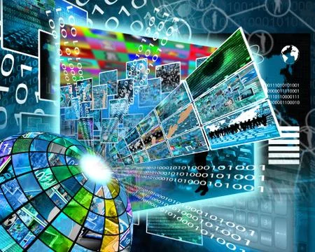 High technology sector 스톡 일러스트