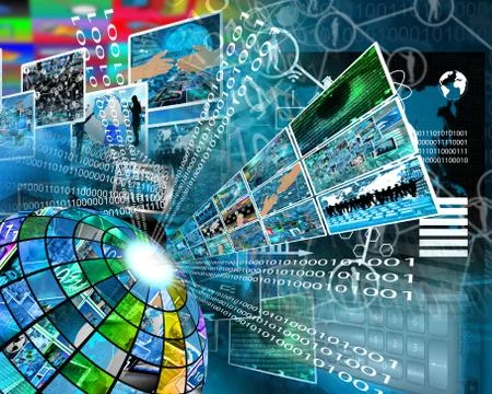 High technology sector 스톡 일러스트