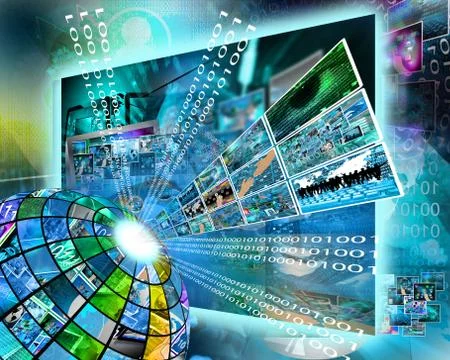 High technology sector Stock Illustration