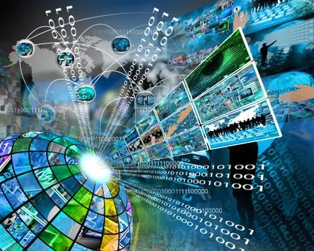 High technology sector Stock Illustration
