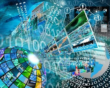 High technology sector Stock Illustration