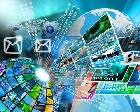 High technology sector 스톡 일러스트