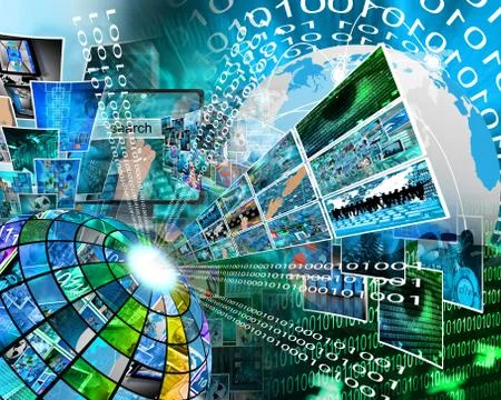 High technology sector Stockillustratie