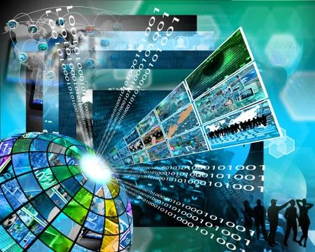 High technology sector Stock Illustration