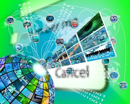 High technology sector Stock Illustration