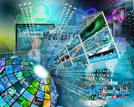 High technology sector Stock Illustration