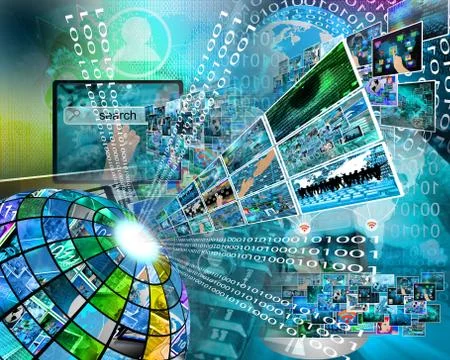 High technology sector Stockillustratie