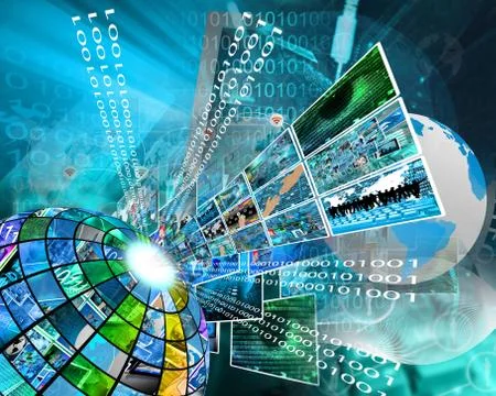 High technology sector Stockillustratie