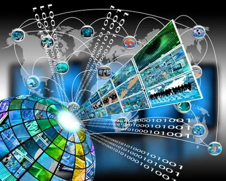 High technology sector Stockillustratie