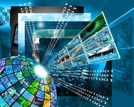 High technology sector Stock Illustration