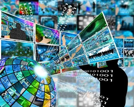 High technology sector Stock Illustration