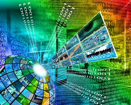 High technology sector Stock Illustration