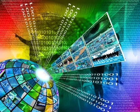 High technology sector Stock Illustration