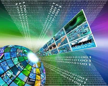 High technology sector Stock Illustration