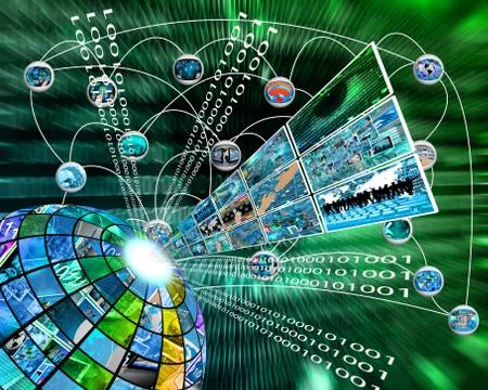 High technology sector 스톡 일러스트