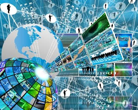 High technology sector Stock Illustration