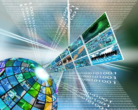 High technology sector Stock Illustration