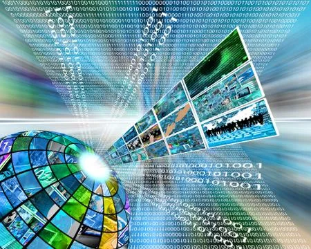 High technology sector Stock Illustration