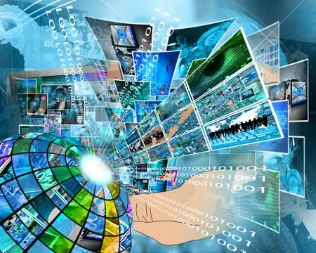 High technology sector Stock Illustration